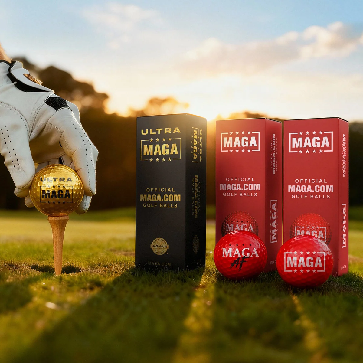 Ultimate MAGA Pro Golf Ball Bundle